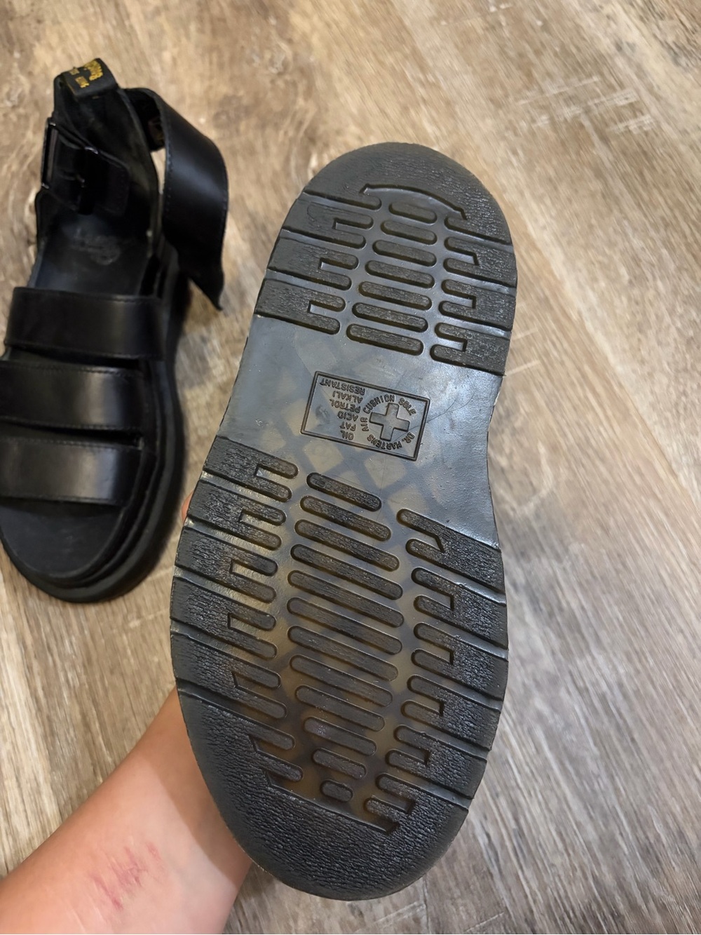 Dr. Martens Gryphon Fisherman Platform Sandals - Black - Picture 4 of 4